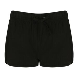 SF Womens/Ladies Retro Shorts / Black